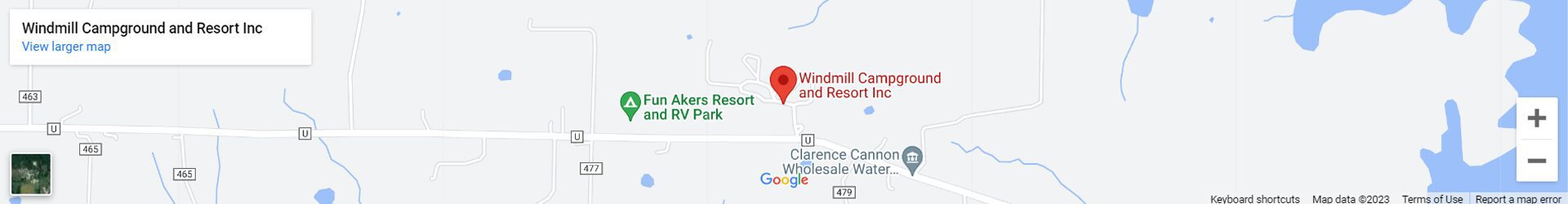 Windmill Campground & Resort Inc Map